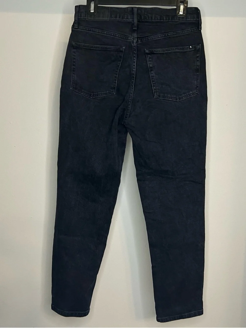 Everlane Charcoal Gray High-Rise Straight Jeans Size 28 - Picture 2 of 10